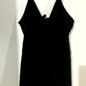 Knot black jumpsuit/romper